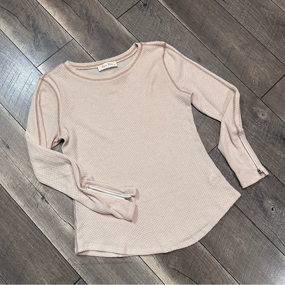 Alyssa Nicole Waffleknit Long Sleeve